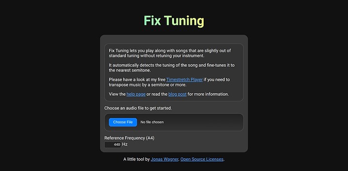 Fix Tuning